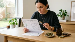 CBD flower lab report